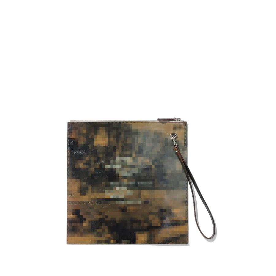 Trompe l'oeil Record Jacket Clutch Bag - BROWN (26-2510) TOLQ(トルク) |  | 01