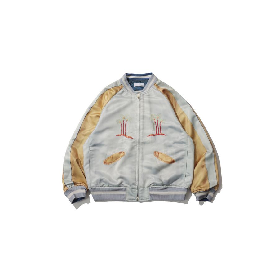 Trompe l'oeil Souvenir Jacket - GRAY (26-2502) TOLQ(トルク) | 