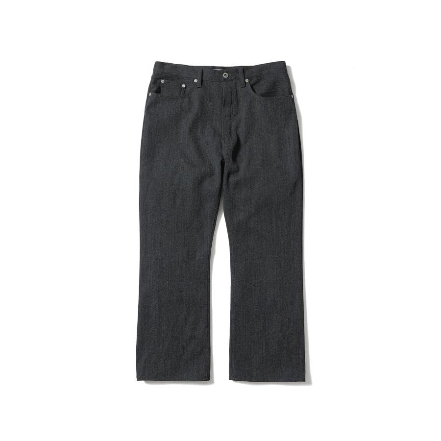 WHIPCORD BOOTSCUT PANTS - CHARCOAL (704-262010) AMOSKEAG(アモスケイグ) | 