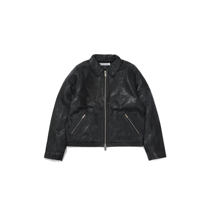 MECHANIC LEATHER JACKET - BLACK (NM-2012-LSBL-1) NO MAINTENANCE(ノー メンテナンス) | 