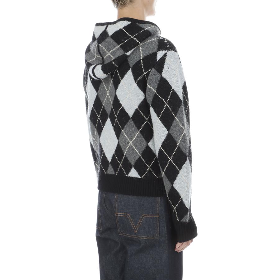 KENT ZIP UP HOODIE - GRAPHITE ARGYLE (NM-3000-GA-2) NO MAINTENANCE(ノー メンテナンス) |  | 04