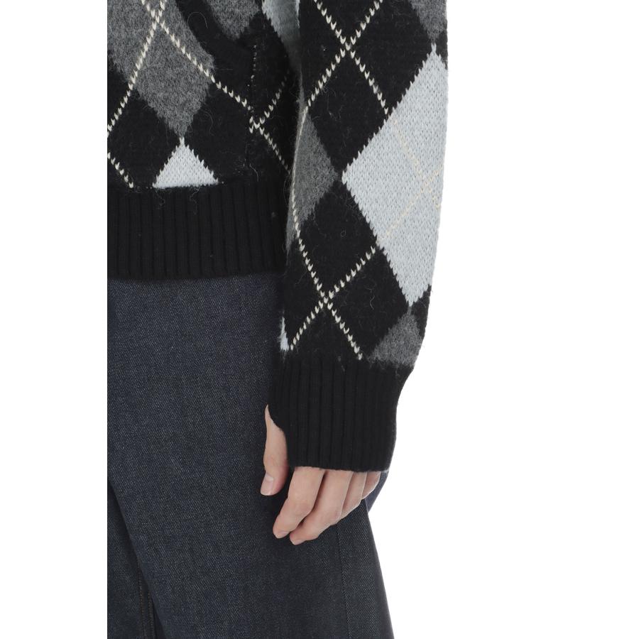 KENT ZIP UP HOODIE - GRAPHITE ARGYLE (NM-3000-GA-2) NO MAINTENANCE(ノー メンテナンス) |  | 06