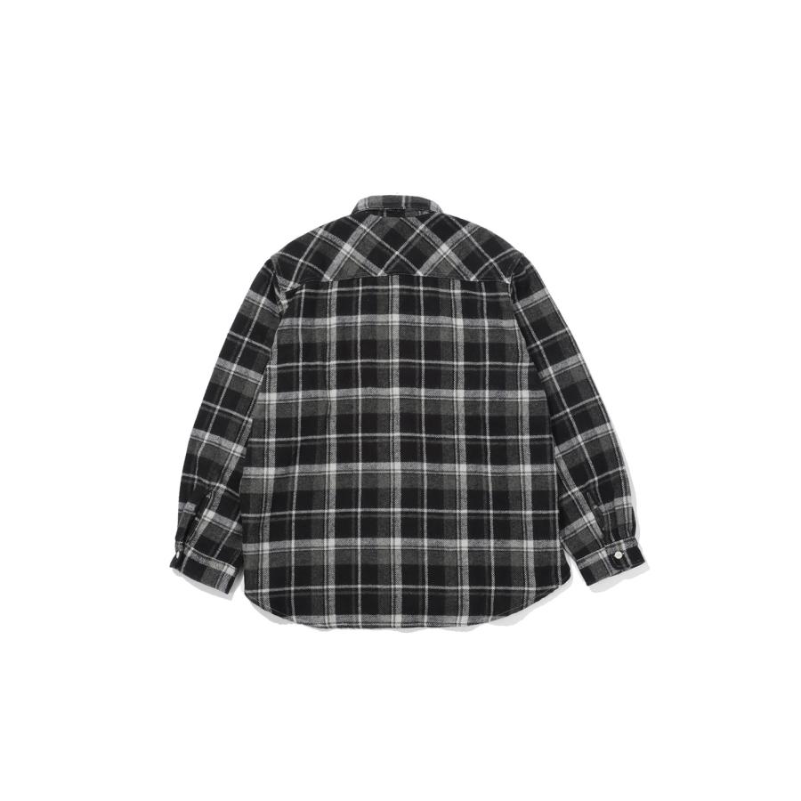 Nep Check Flannel Work Shirts - BLACK (RN31393226) Remi Relief(レミレリーフ) |  | 01