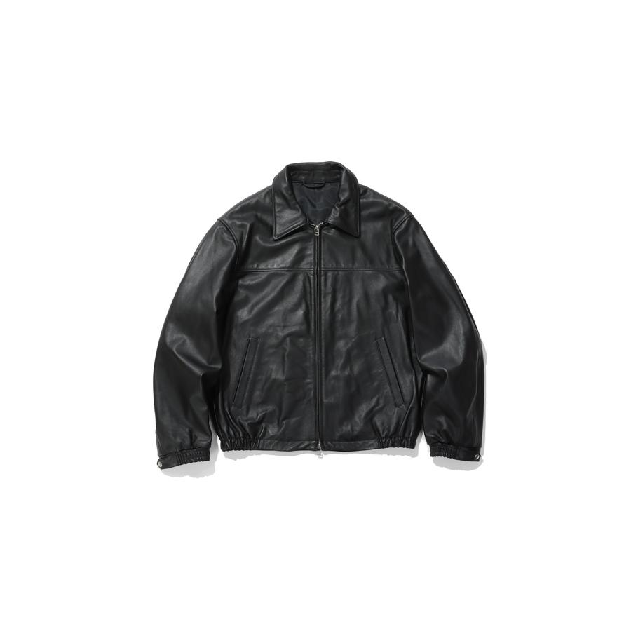 LEATHER JACEKT - BLACK (263-60401) Universal Products(ユニバーサルプロダクツ) | 