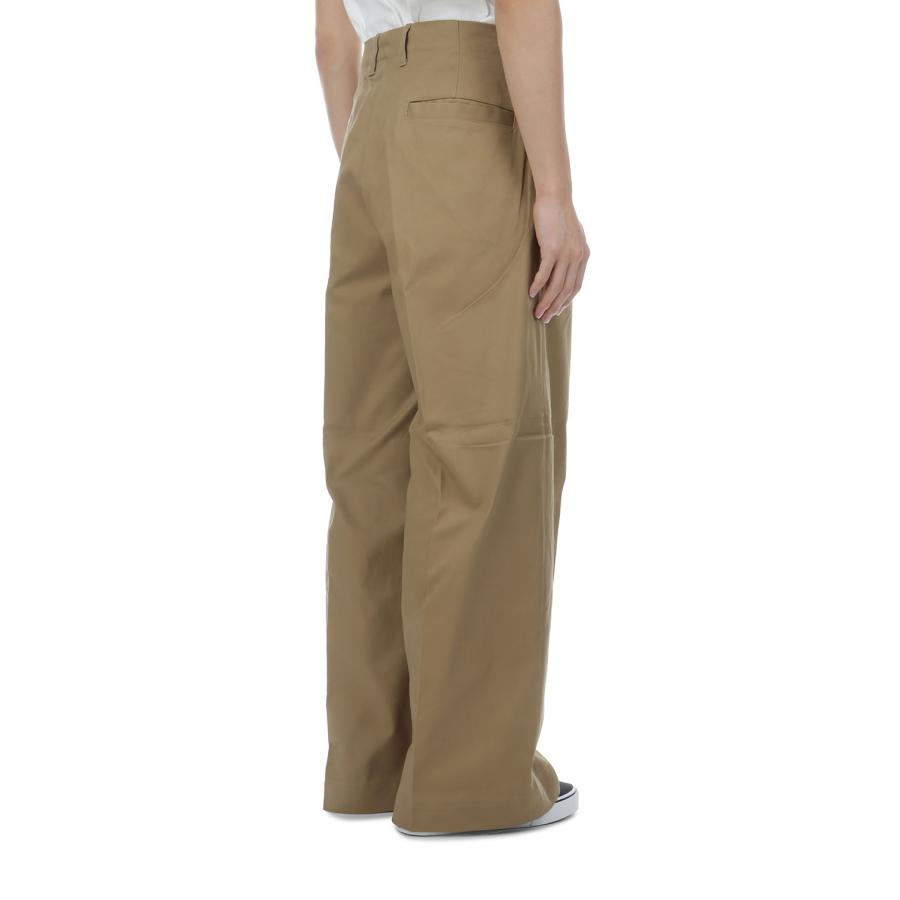2TUCK WIDE CHINO TROUSERS - CAMEL (253-60502) Universal Products(ユニバーサルプロダクツ) |  | 06