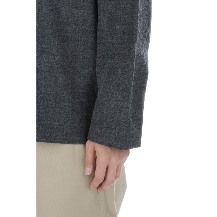 WOOL PAJAMA SHIRTS - CHARCOAL (263-60302) Universal Products(ユニバーサルプロダクツ) |  | 05