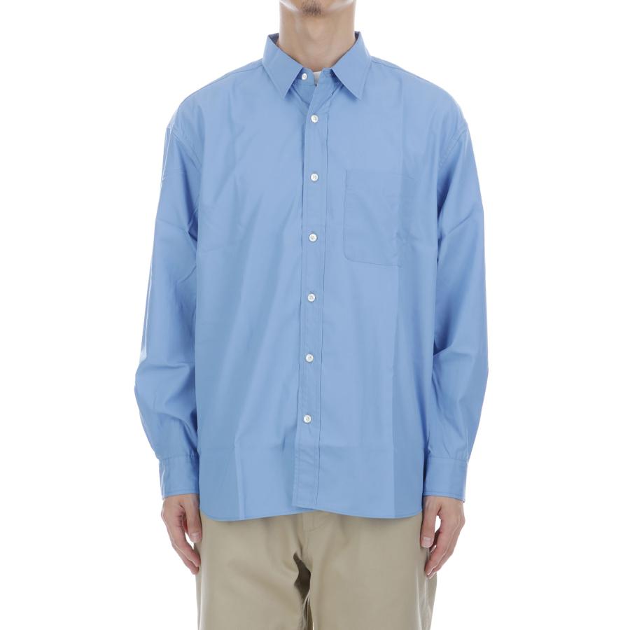 L/S REGULAR SHIRTS - SAX (253-60305A) Universal Products(ユニバーサルプロダクツ) |  | 02