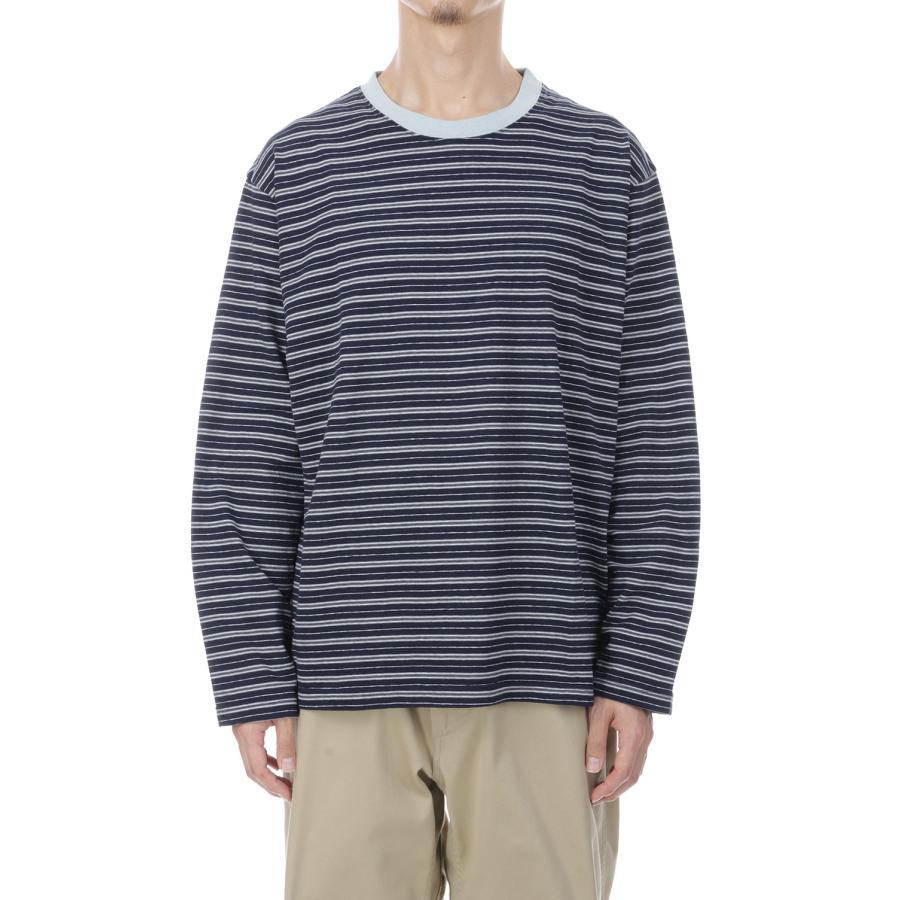 ORIGINAL BORDER L/S T-SHIRTS - NAVY (263-60104) Universal Products(ユニバーサルプロダクツ) |  | 02