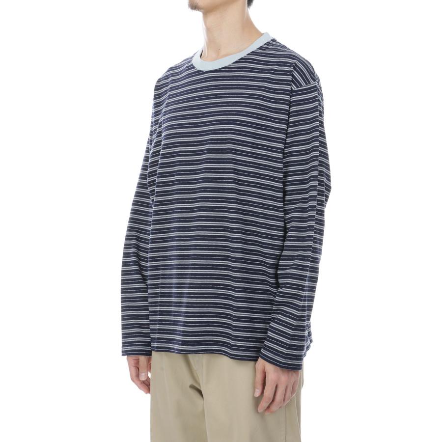 ORIGINAL BORDER L/S T-SHIRTS - NAVY (263-60104) Universal Products(ユニバーサルプロダクツ) |  | 03