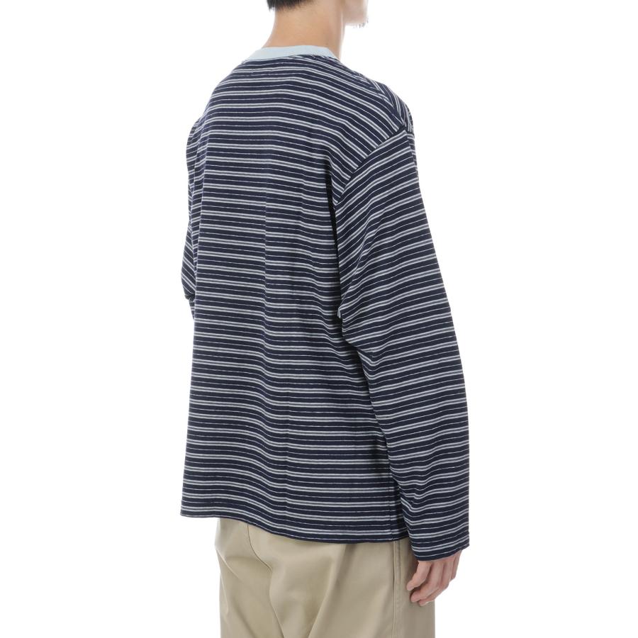 ORIGINAL BORDER L/S T-SHIRTS - NAVY (263-60104) Universal Products(ユニバーサルプロダクツ) |  | 04
