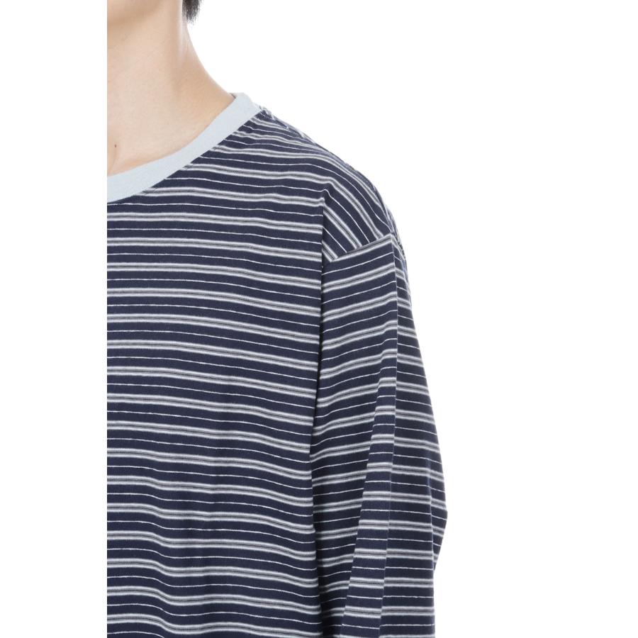 ORIGINAL BORDER L/S T-SHIRTS - NAVY (263-60104) Universal Products(ユニバーサルプロダクツ) |  | 05