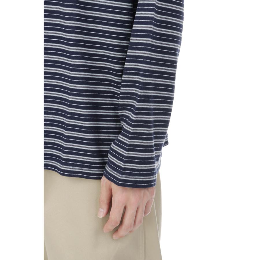 ORIGINAL BORDER L/S T-SHIRTS - NAVY (263-60104) Universal Products(ユニバーサルプロダクツ) |  | 06