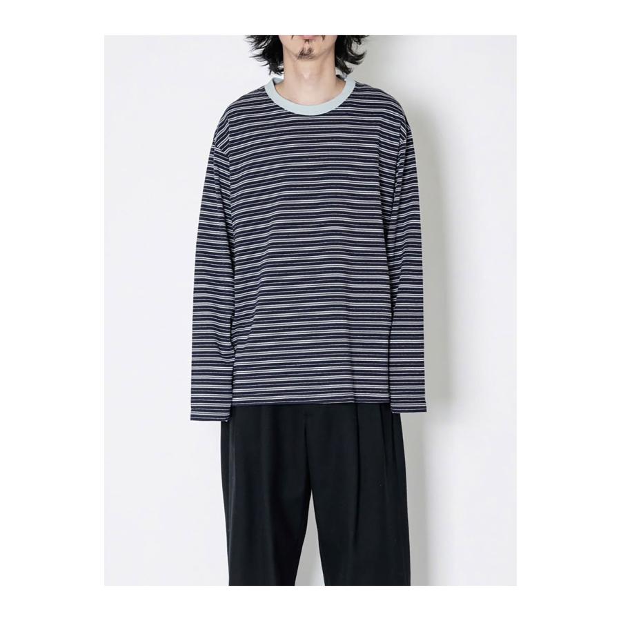 ORIGINAL BORDER L/S T-SHIRTS - NAVY (263-60104) Universal Products(ユニバーサルプロダクツ) |  | 07