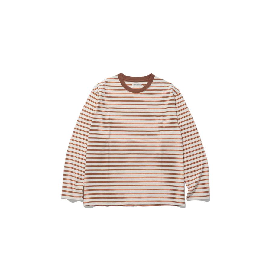 ORIGINAL BORDER L/S T-SHIRTS - ORANGE (263-60104) Universal Products(ユニバーサルプロダクツ) | 