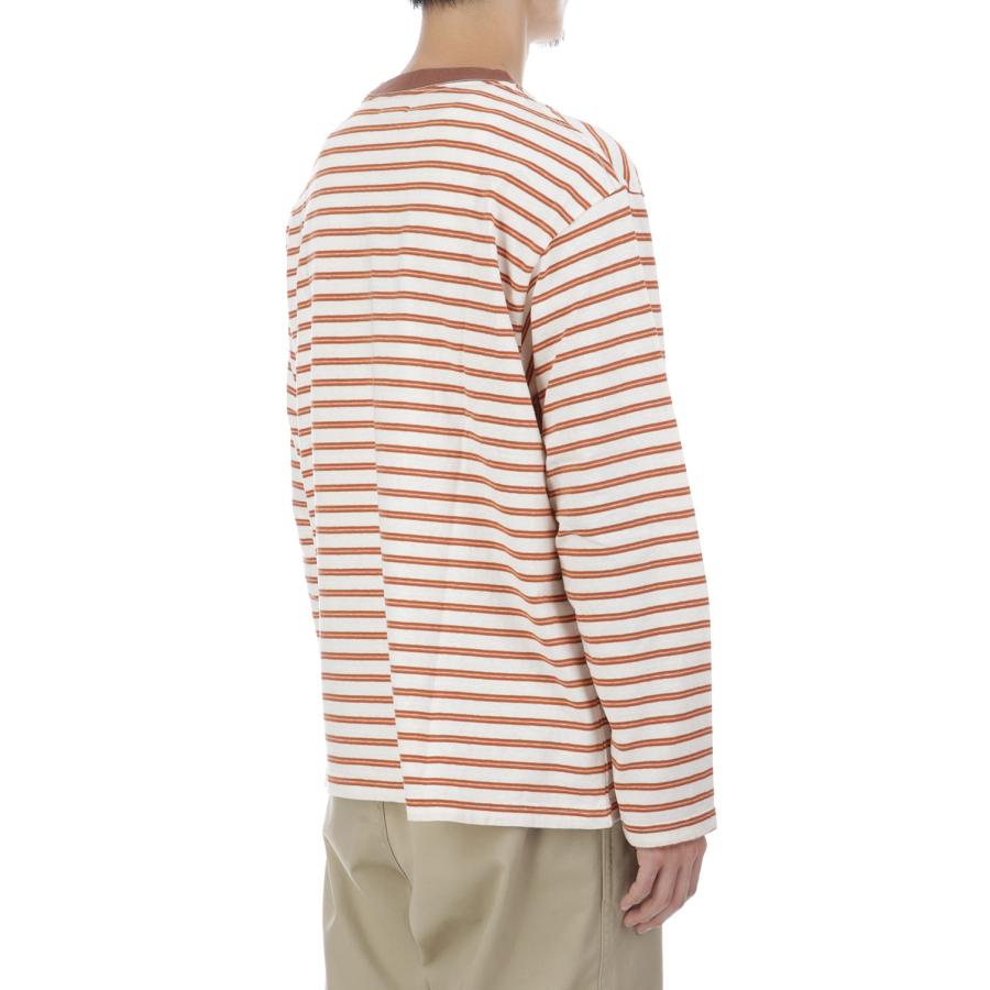 ORIGINAL BORDER L/S T-SHIRTS - ORANGE (263-60104) Universal Products(ユニバーサルプロダクツ) |  | 04