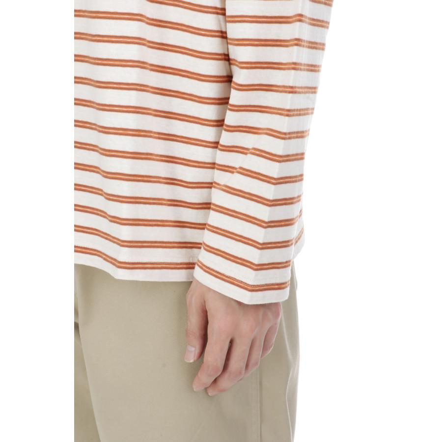 ORIGINAL BORDER L/S T-SHIRTS - ORANGE (263-60104) Universal Products(ユニバーサルプロダクツ) |  | 06