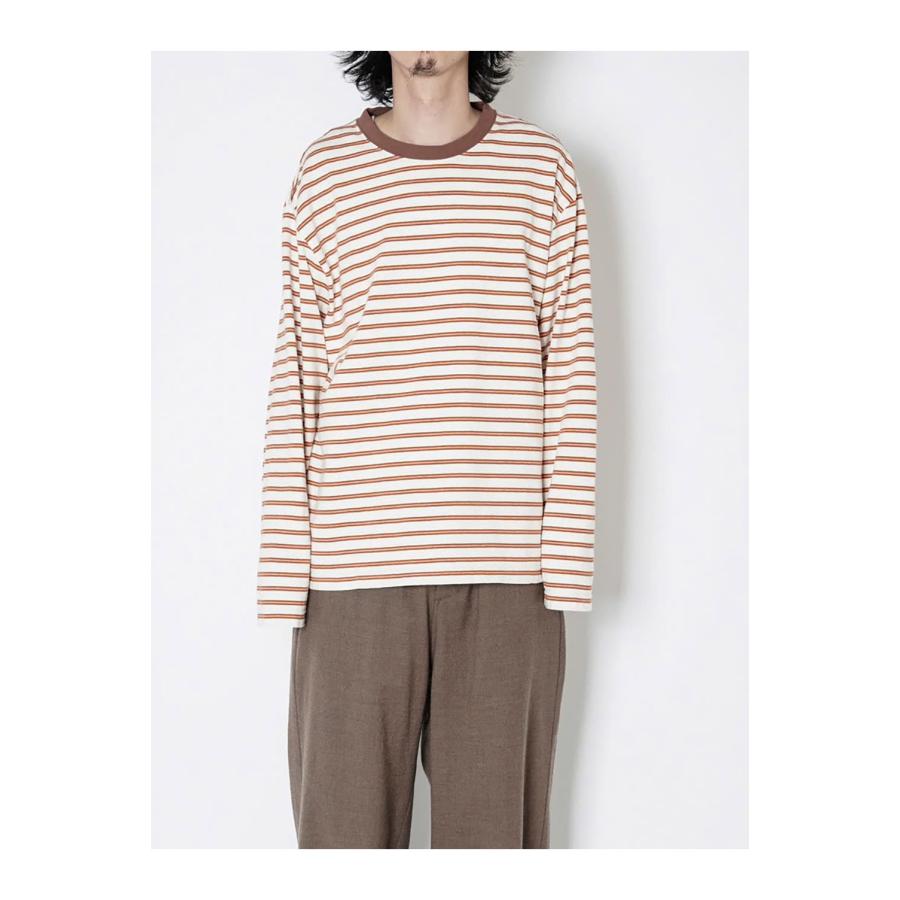 ORIGINAL BORDER L/S T-SHIRTS - ORANGE (263-60104) Universal Products(ユニバーサルプロダクツ) |  | 07