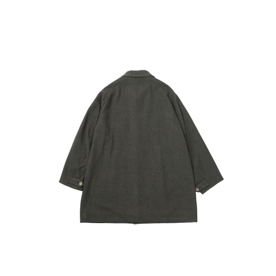 LAMB WOOL CAR COAT - KHAKI (263-60701) Universal Products(ユニバーサルプロダクツ) |  | 01