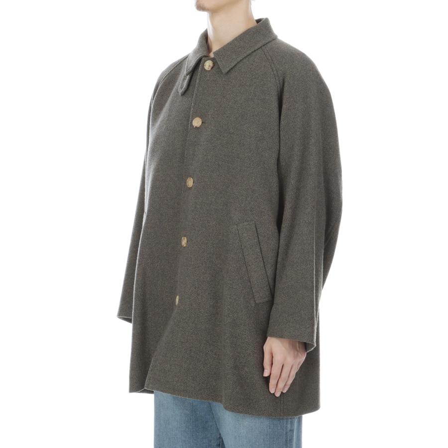 LAMB WOOL CAR COAT - KHAKI (263-60701) Universal Products(ユニバーサルプロダクツ) |  | 03