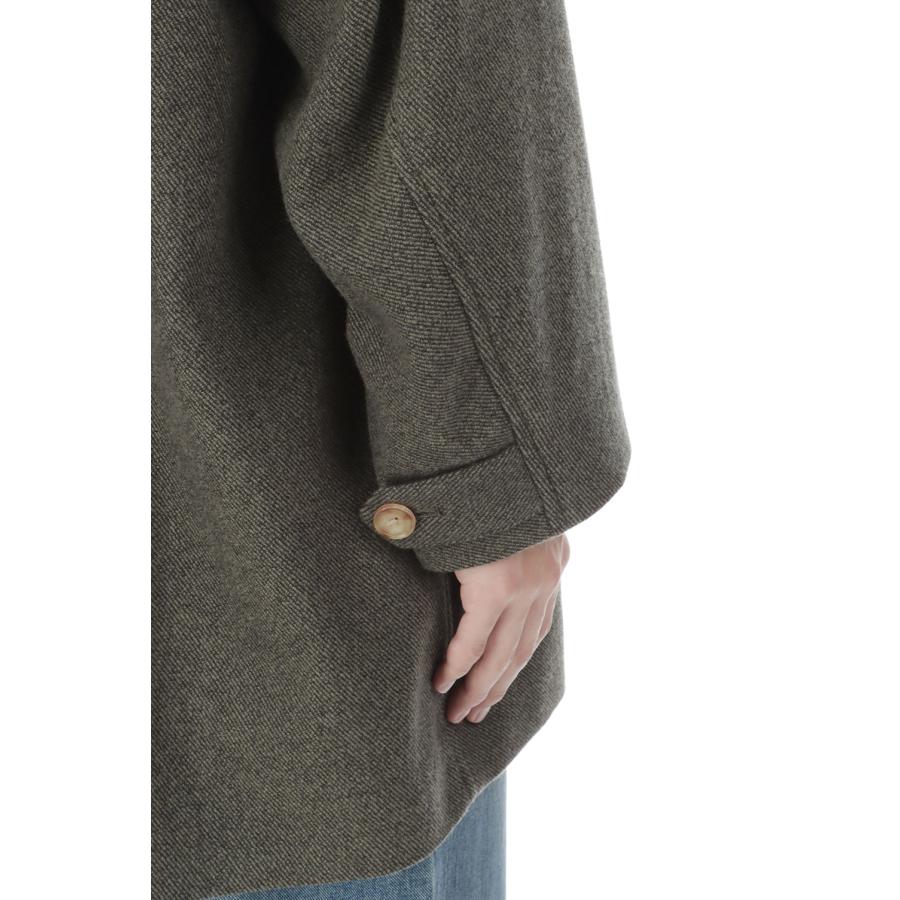 LAMB WOOL CAR COAT - KHAKI (263-60701) Universal Products(ユニバーサルプロダクツ) |  | 05