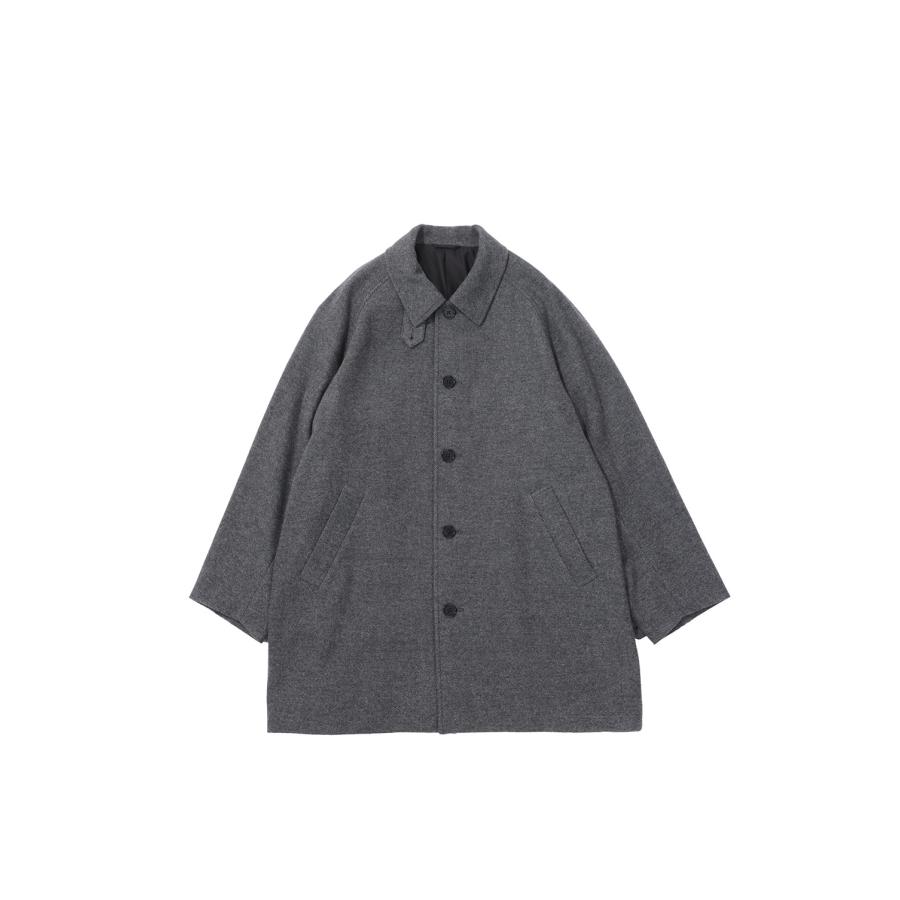 LAMB WOOL CAR COAT - GRAY (263-60701) Universal Products(ユニバーサルプロダクツ) | 