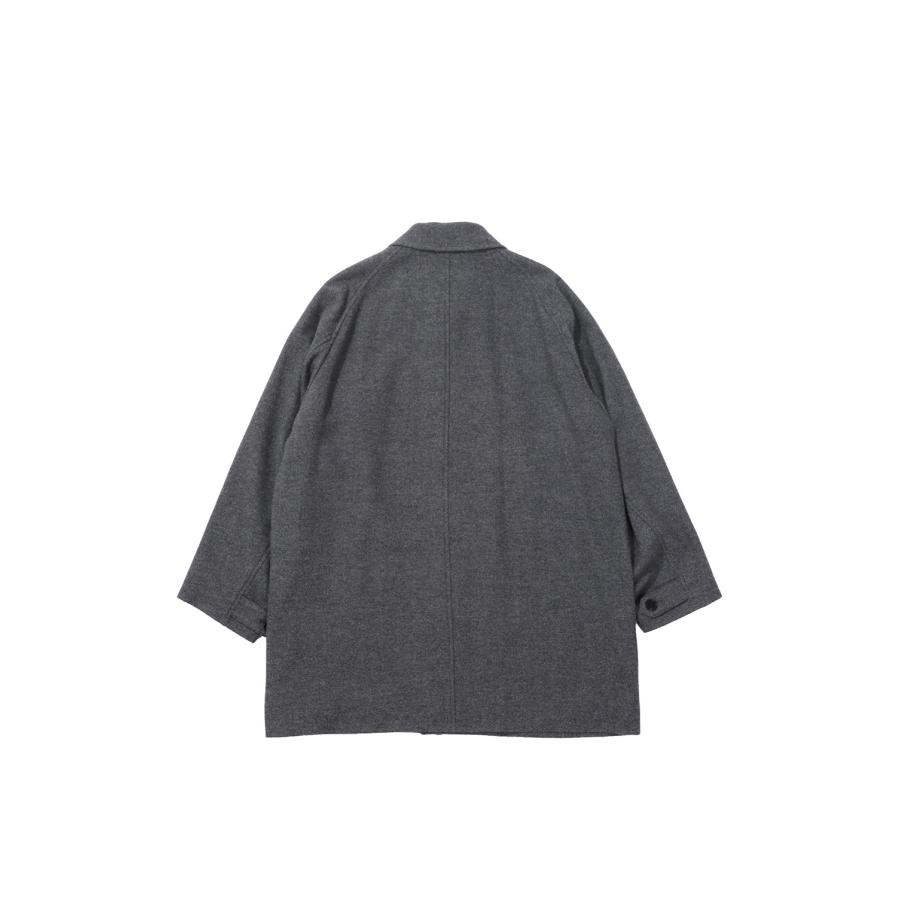 LAMB WOOL CAR COAT - GRAY (263-60701) Universal Products(ユニバーサルプロダクツ) |  | 01