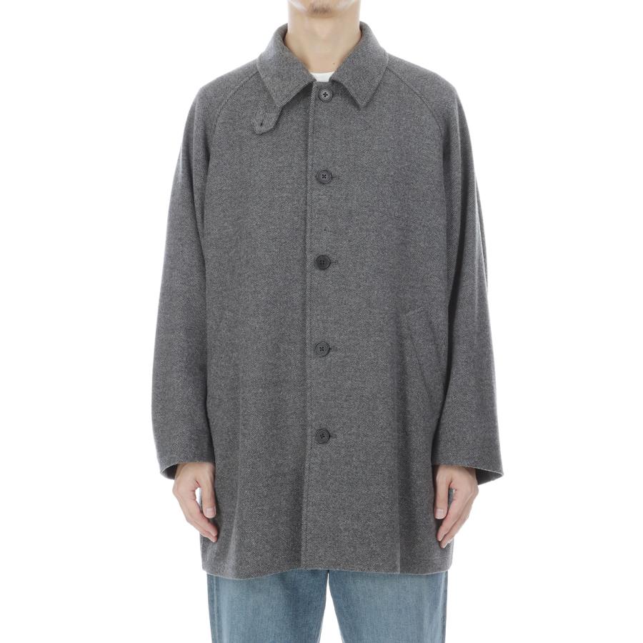 LAMB WOOL CAR COAT - GRAY (263-60701) Universal Products(ユニバーサルプロダクツ) |  | 02