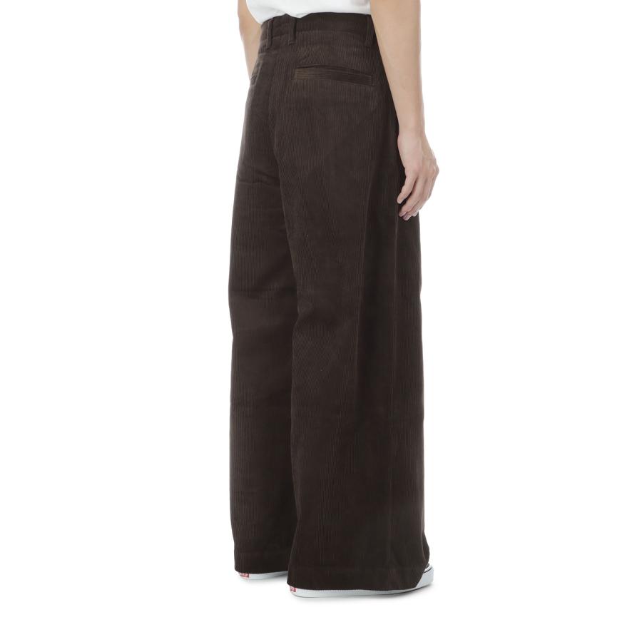 2TUCK WIDE CORDUROY TROUSERS - BROWN (263-60505) Universal Products(ユニバーサルプロダクツ) |  | 03