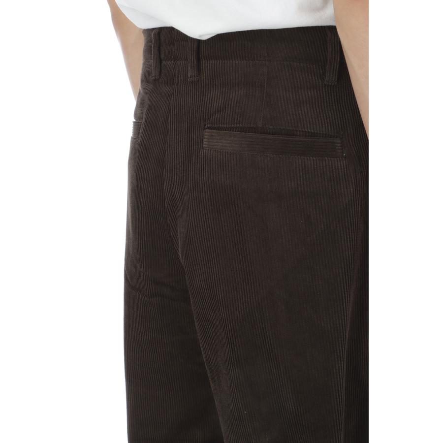 2TUCK WIDE CORDUROY TROUSERS - BROWN (263-60505) Universal Products(ユニバーサルプロダクツ) |  | 04