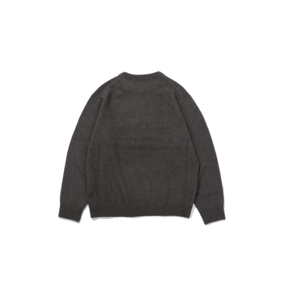 FOX CREW NECK KNIT - BROWN (263-60201) Universal Products(ユニバーサルプロダクツ) |  | 01