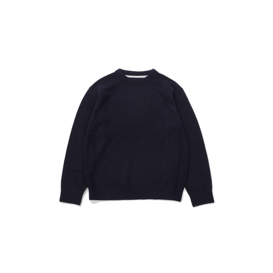 FOX CREW NECK KNIT - BLACK (263-60201) Universal Products(ユニバーサルプロダクツ) | 