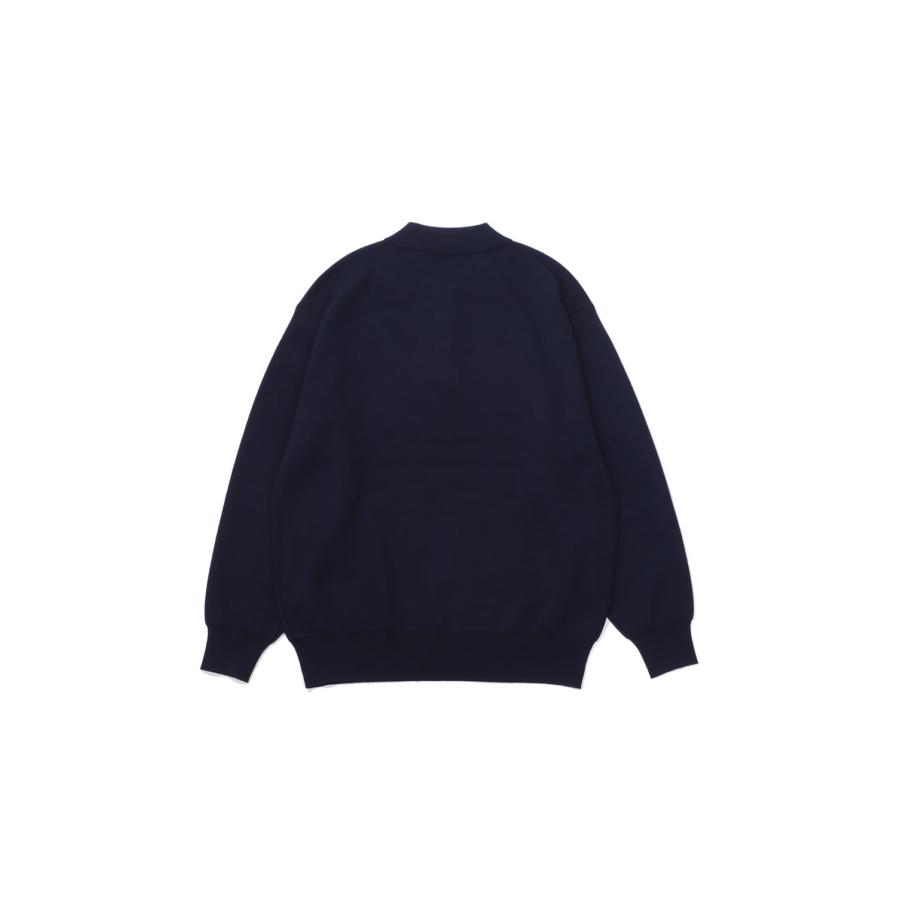 HIGH GAUGE KNIT POLO - NAVY (263-60203) Universal Products(ユニバーサルプロダクツ) |  | 01