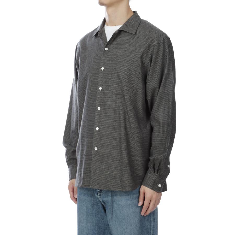 Micro Plaid Open Collar Shirt - Grey (SD26F-SH02) SEDAN ALL PURPOSE(セダン オール パーパス) |  | 07