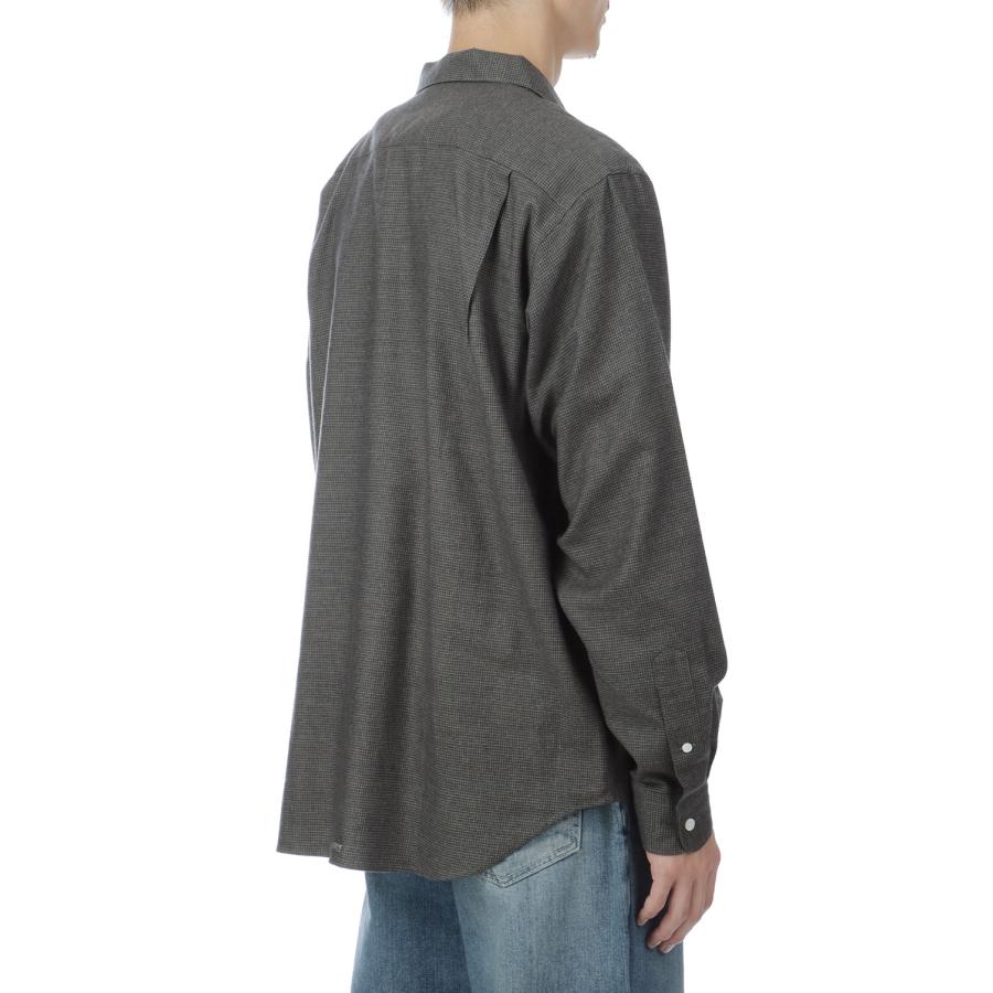 Micro Plaid Open Collar Shirt - Grey (SD26F-SH02) SEDAN ALL PURPOSE(セダン オール パーパス) |  | 08