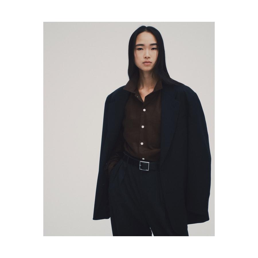 Micro Plaid Open Collar Shirt - Brown (SD26F-SH02) SEDAN ALL PURPOSE(セダン オール パーパス) |  | 09