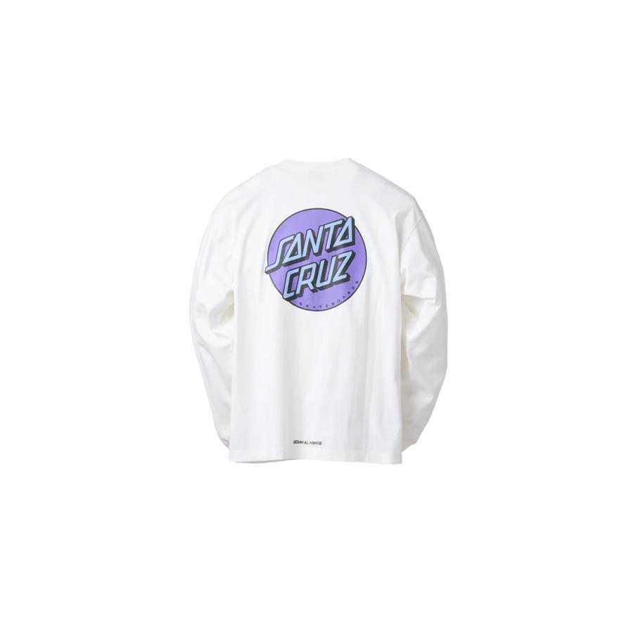 Santa Cruz / Classic Dot L/S Tee - White (SD26F-CT12) SEDAN ALL PURPOSE(セダン オール パーパス) | 