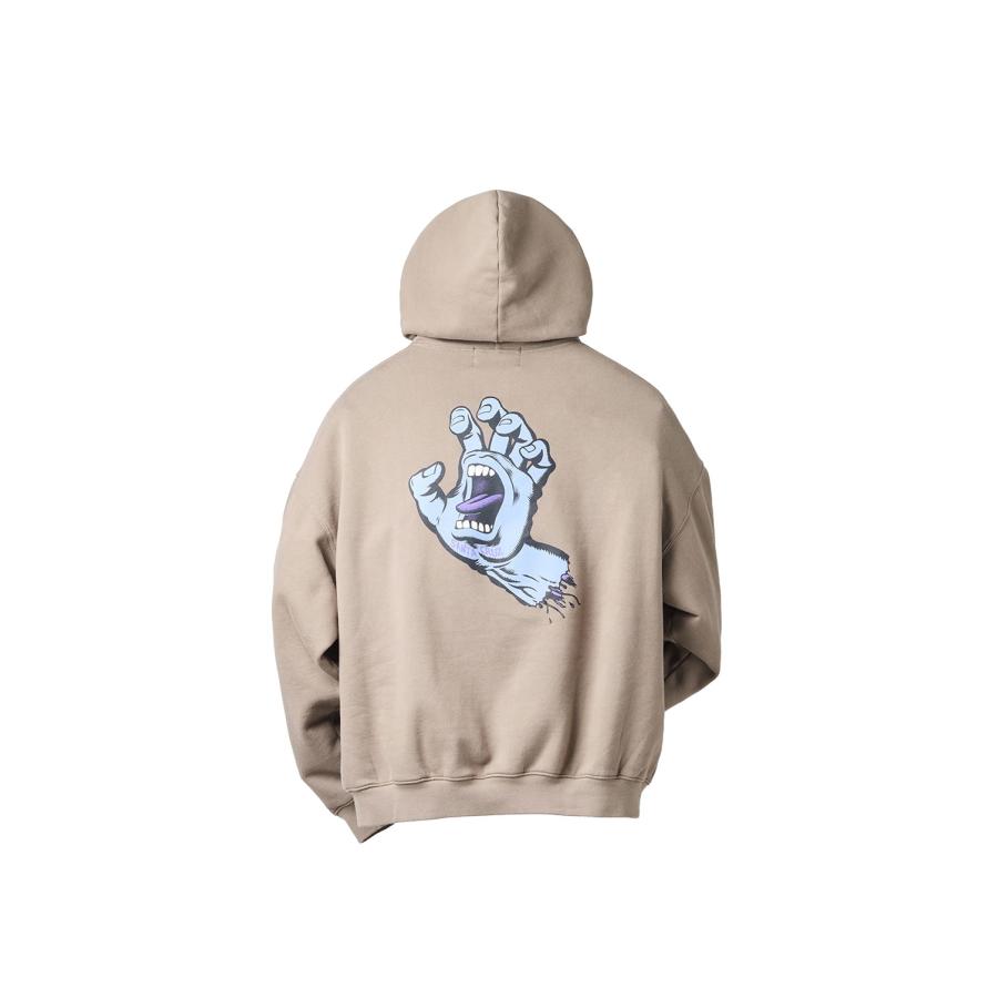 Santa Cruz / Screaming Hand Hoodie - Taupe Grey (SD26F-CT13) SEDAN ALL PURPOSE(セダン オール パーパス) | 