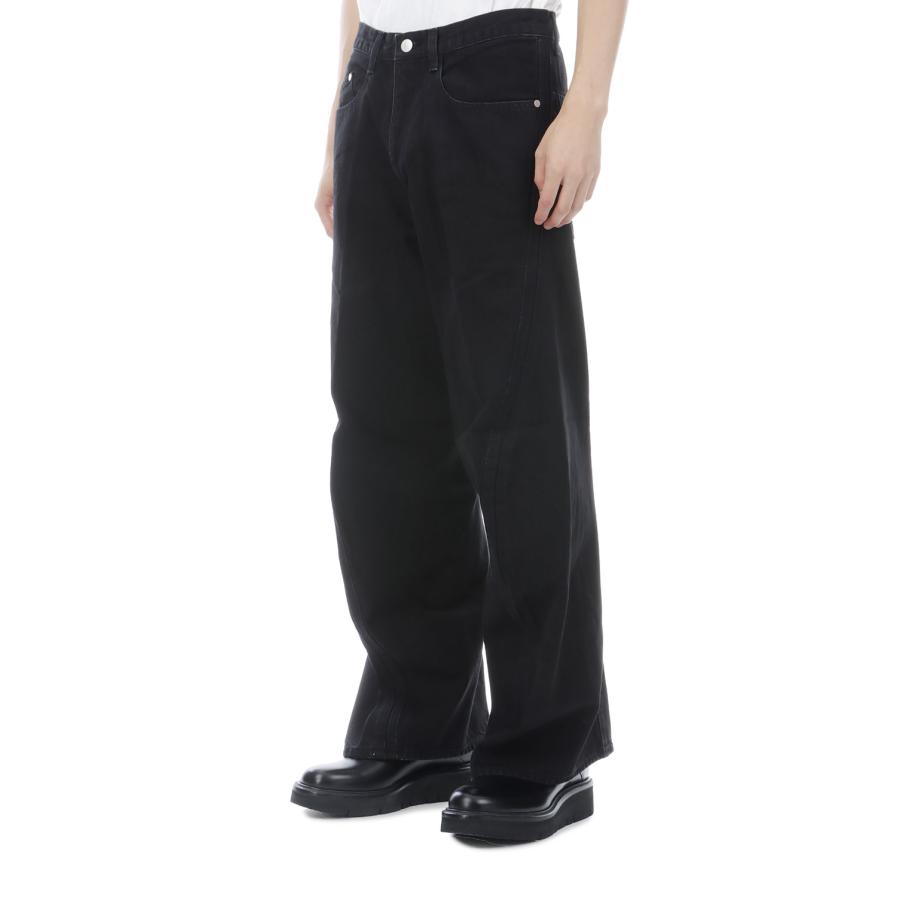 3D TWISTED WIDE LEG JEANS - FADED BLACK (NF251P14C) NVRFRGT(ネヴァーフォーゲット) |  | 03