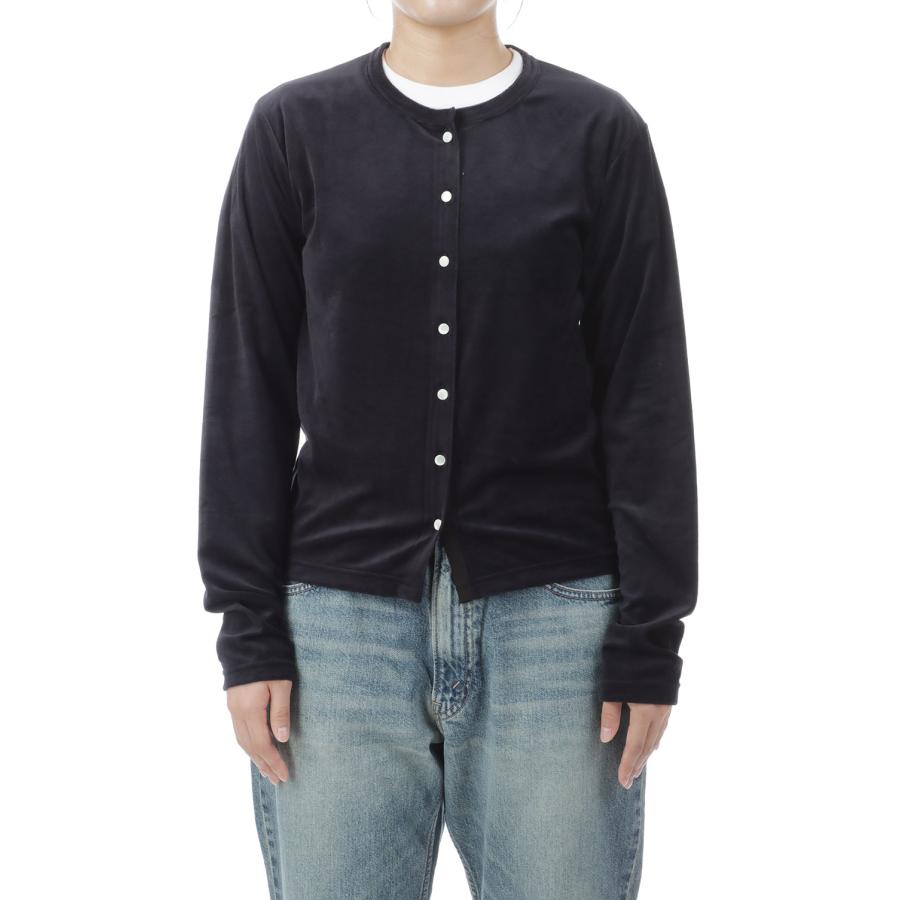 【P5倍】VELOUR CARDIGAN - 85 NAVY (26AMSCU05) Shinzone(シンゾーン) | THE SHINZONE | 01
