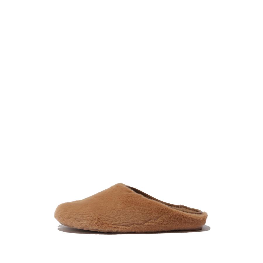 ROUND FUR LOW MULE - BROWN (25007) PAES(ペイズ) | 