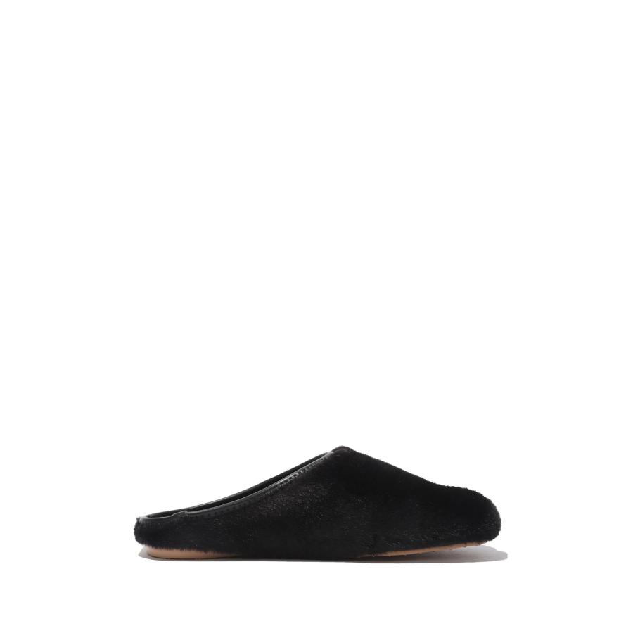 ROUND FUR LOW MULE - BLACK (25007) PAES(ペイズ) |  | 01