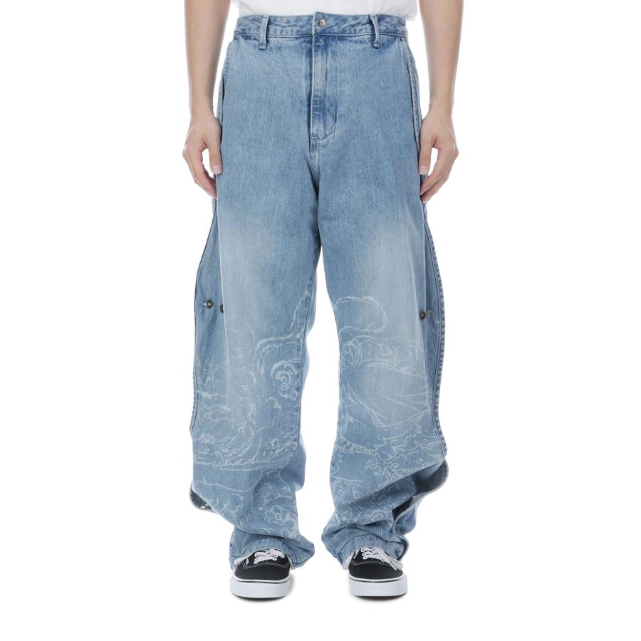 SAN SAN X YUMINHA PANTS - BLUE (SG26FWBTPA501) SAN SAN GEAR(サンサンギア) |  | 02