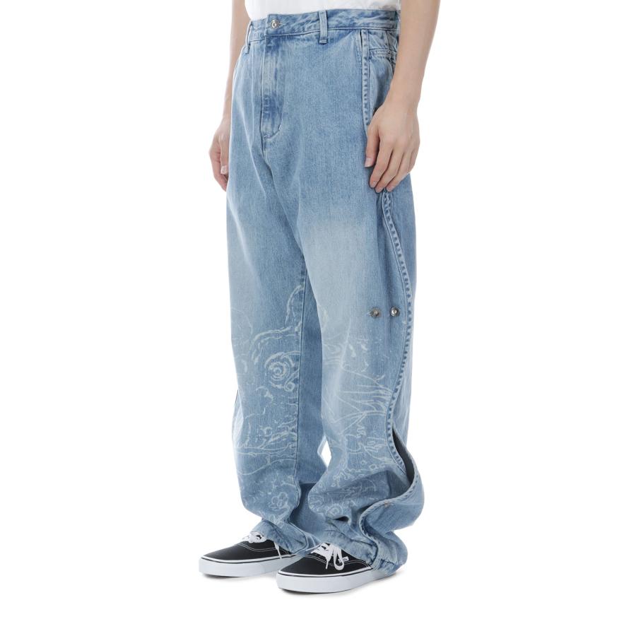SAN SAN X YUMINHA PANTS - BLUE (SG26FWBTPA501) SAN SAN GEAR(サンサンギア) |  | 03