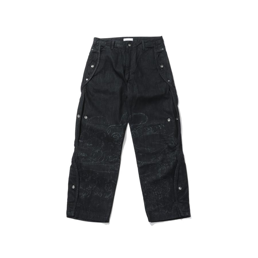 SAN SAN X YUMINHA PANTS - INDIGO (SG26FWBTPA501) SAN SAN GEAR(サンサンギア) | 