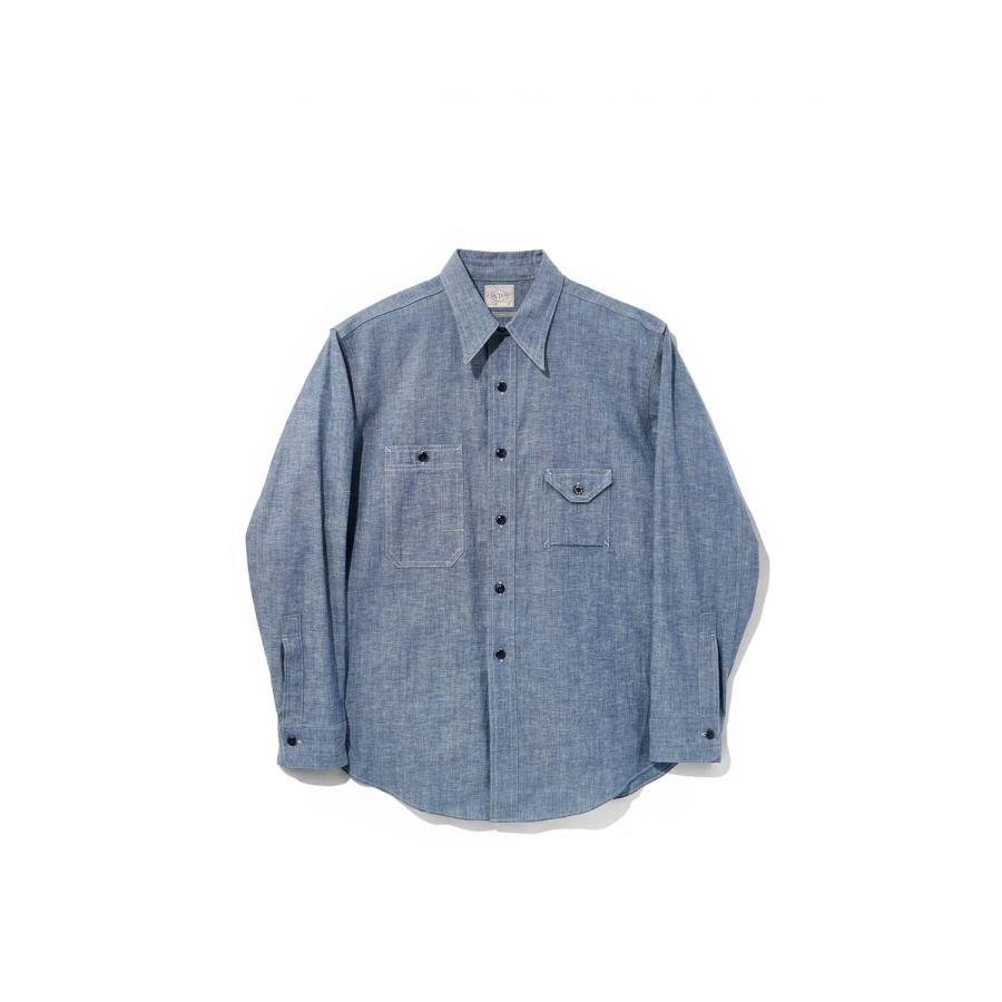 Y1929 CHAMBRAY SHIRT - INDIGO (602-262-01) BIG YANK(ビッグヤンク) | 