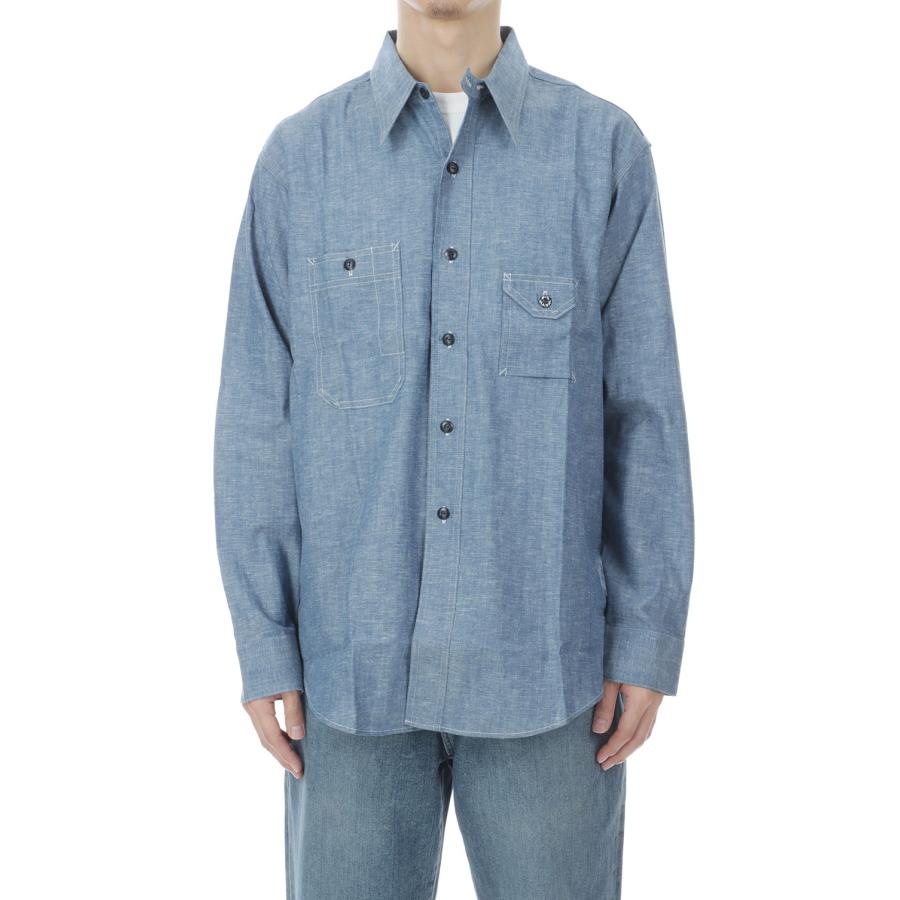 Y1929 CHAMBRAY SHIRT - INDIGO (602-262-01) BIG YANK(ビッグヤンク) |  | 02
