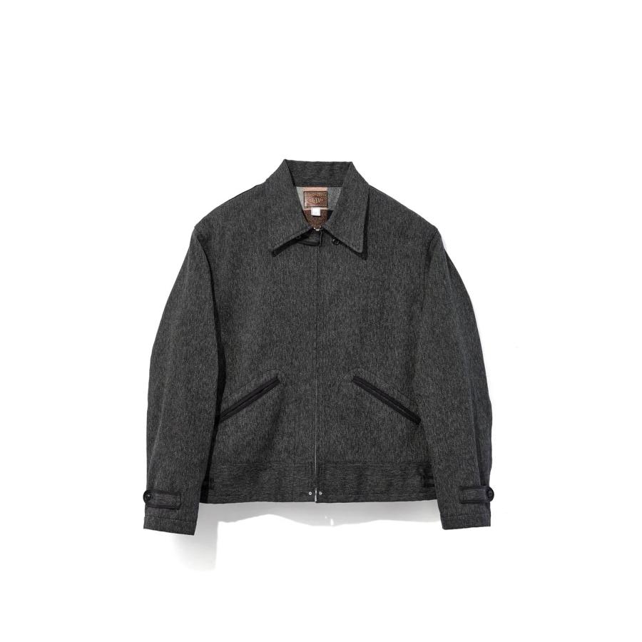 LEO JACKET HEATHER TWILL - BLACK (602-262-05) BIG YANK(ビッグヤンク) | 