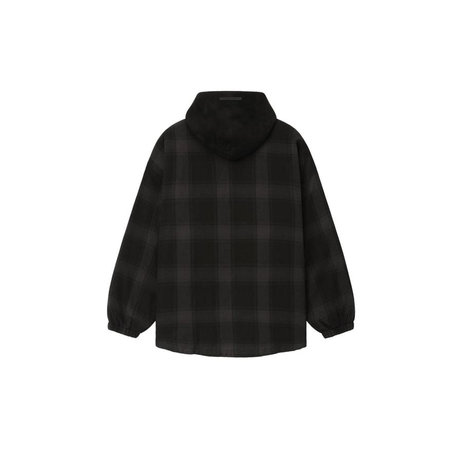 【P5倍】PADDED SHIRT JACKET - BLACK (RW01188) ESSENTIALS(エッセンシャルズ) |  | 01