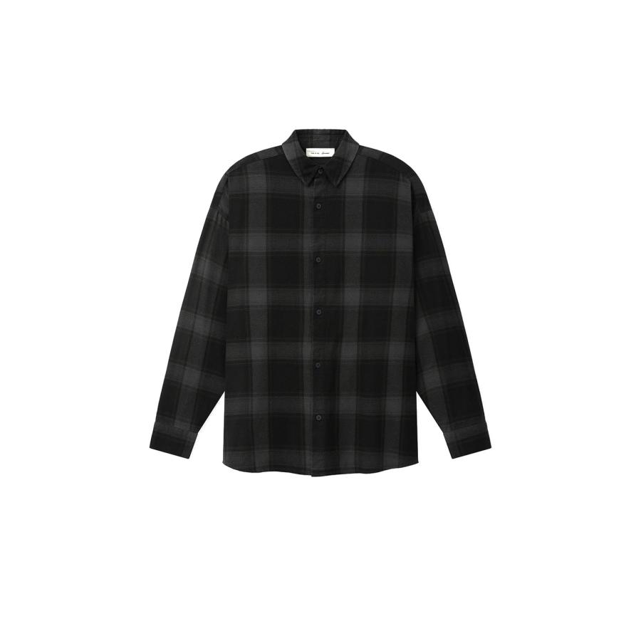 BUTTON DOWN SHIRT - BLACK (RW01181) ESSENTIALS(エッセンシャルズ) | 