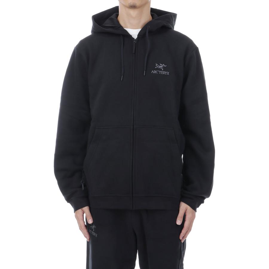 Emblem Fleece Full-Zip Hoody M - Black (X00000992903) Arc’teryx(アークテリクス) | ARC'TERYX | 02
